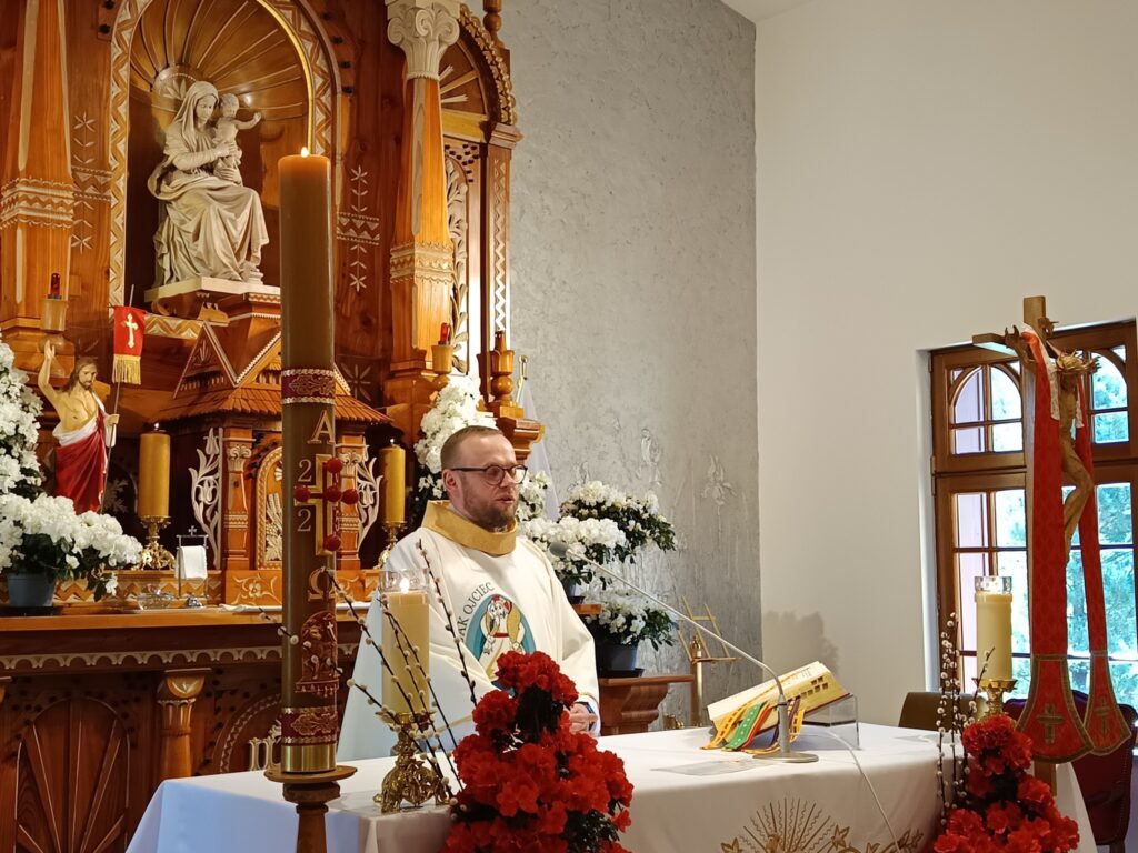 Ks. Łukasz Plata, Msza święta